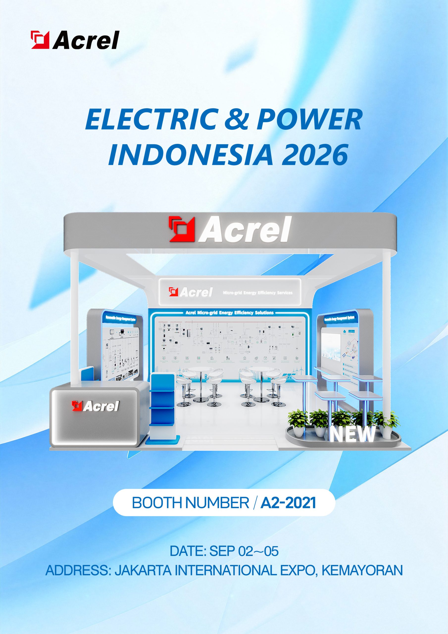 Acrel lädt Sie hiermit herzlich zur Electric & Power Indonesia 2026 ein!