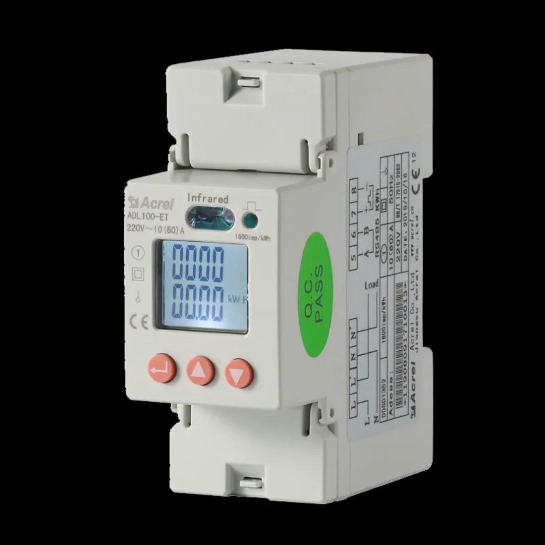 ADL10-E Single Phase Din Rail Energy Meter