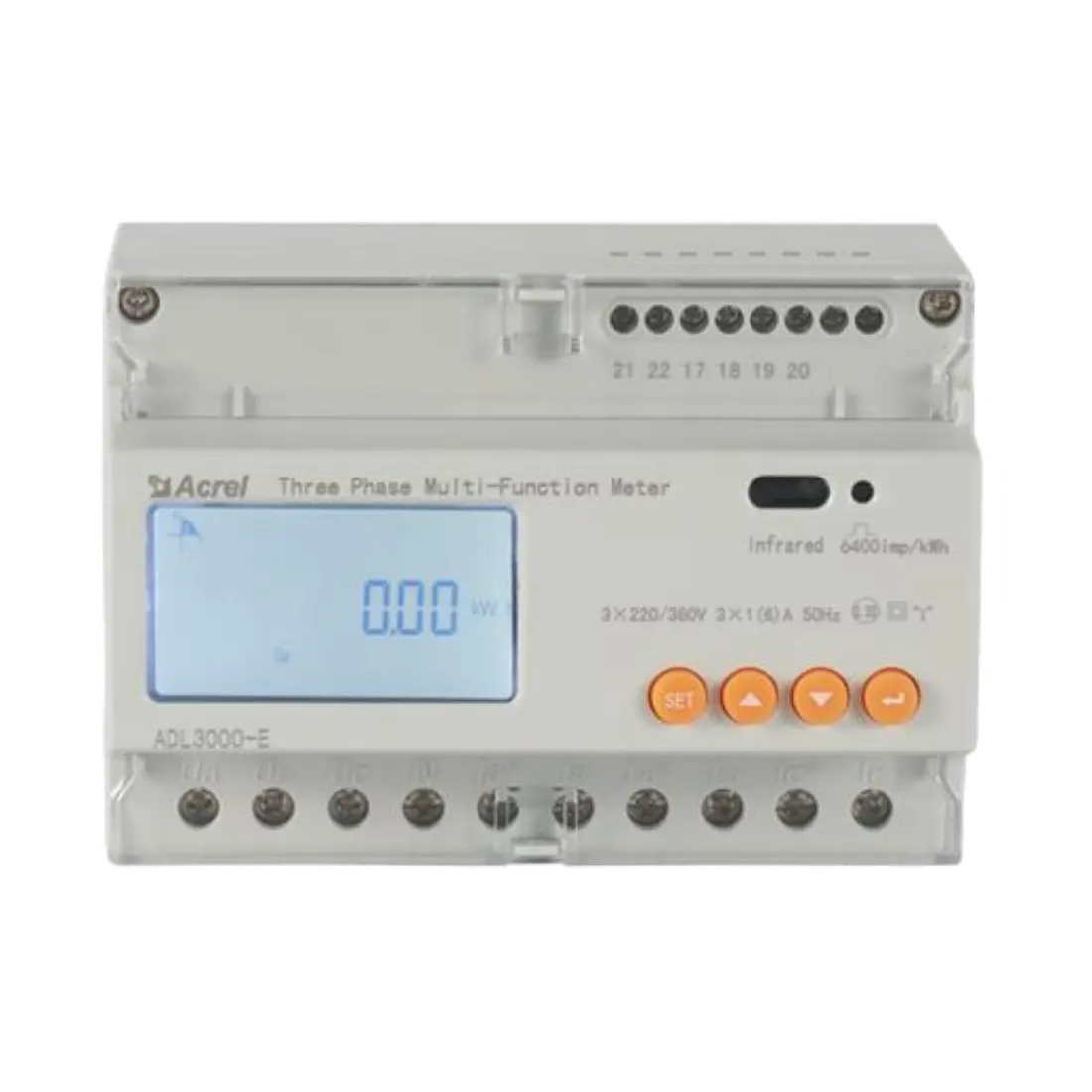 ADL3000-E Three Phase Din Rail Meter