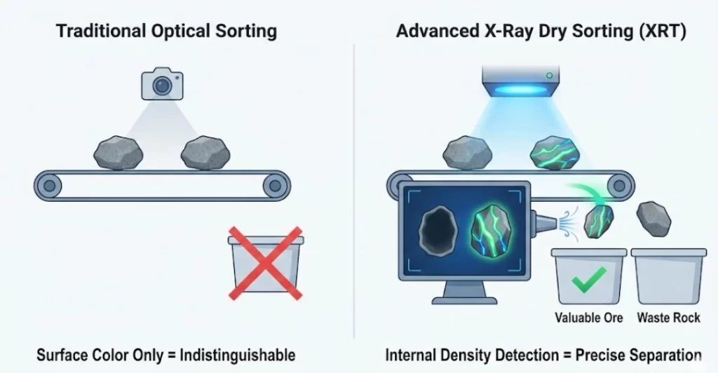 التعدين المستدام 2026: كيف يُحدث فرز المعادن غير الفلزية الجافة ثورة في الامتثال لمعايير الحوكمة البيئية والاجتماعية والمؤسسية