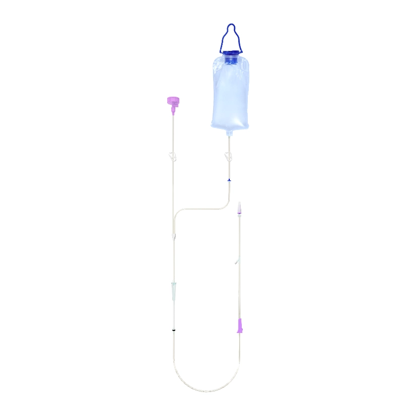 双通道肠内营养输注管路系统盖式