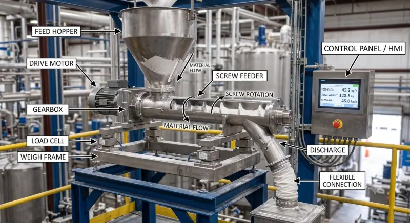 How Loss-in-Weight Screw Feeders Improve Accuracy in Material Handling?