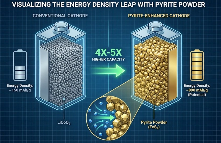 The Future of Energy Storage: Why Pyrite Powder is the Next Game-Changer for Lithium-Ion Batteries