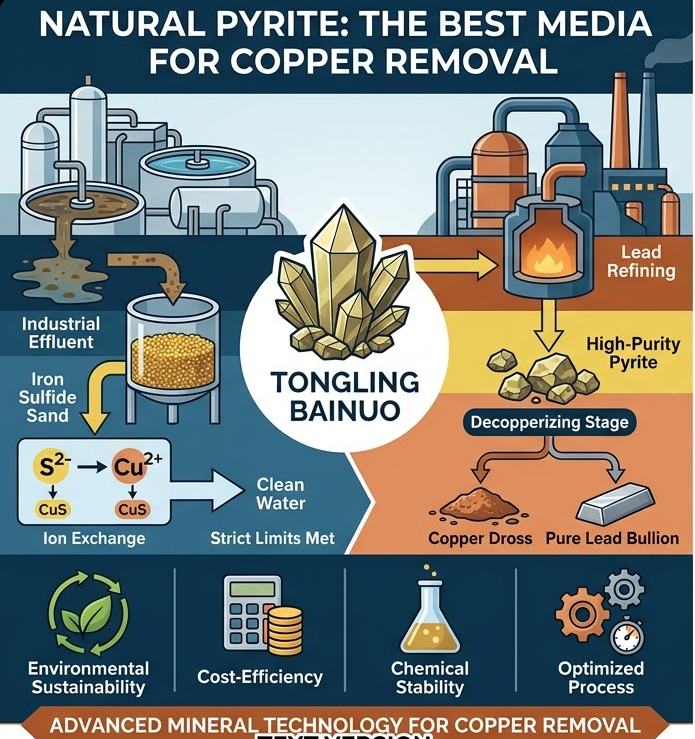 Why Natural Pyrite is the Best Media for Copper Removal
