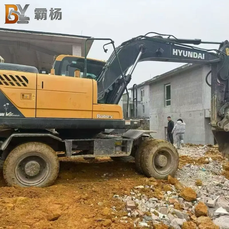Competitive Price Used HYUNDAI R150VS Wheel Excavator Medium Construction Equipment
