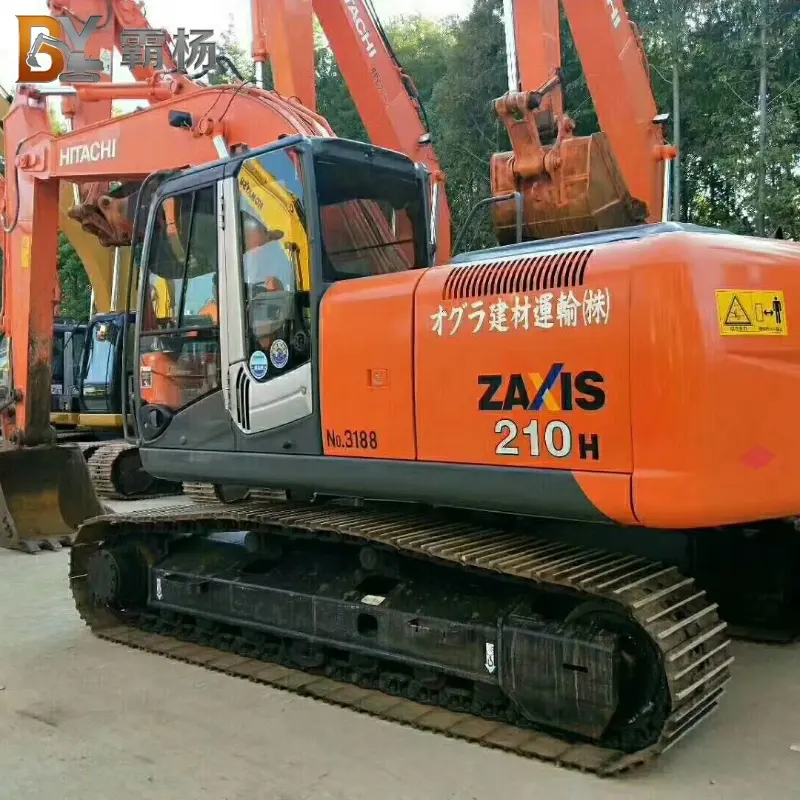Used HITACHI ZX210 Hydraulic Excavator Construction Machine Low Price Dealer
