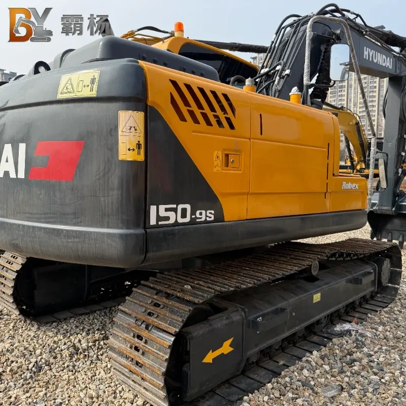 Used HYUNDAI R150 Excavator Medium Crawler Construction Machines Durable Supplier