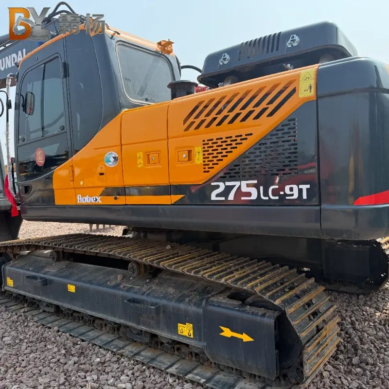 Used HYUNDAI R275 Excavator Heavy Crawler Construction Equipment Good Performance Supplier