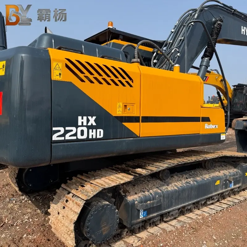 Used Hyundai R220 Excavator Medium Crawler Construction Equipment Powerful Supplier