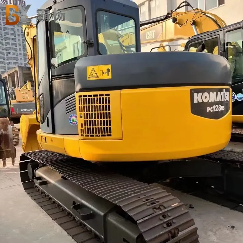 Used Komatsu PC128 Excavator Medium Crawler Construction Equipment Good Performance