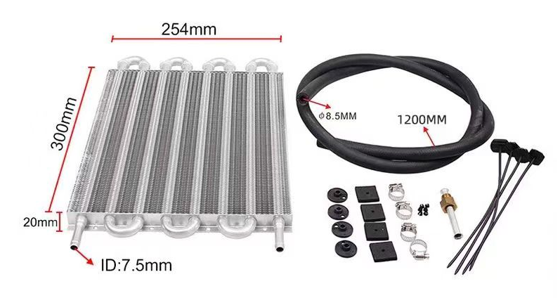 8 row oil cooler