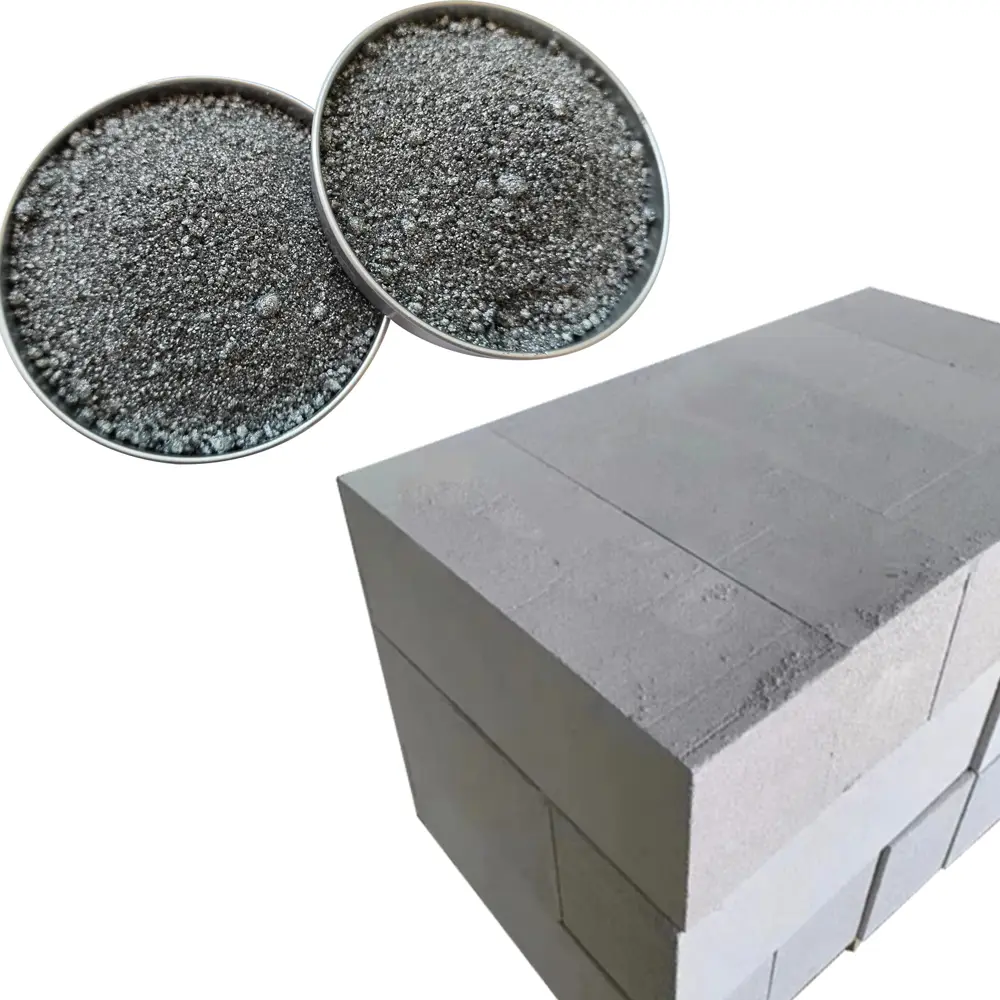 Aluminum paste for AAC manufacturing
