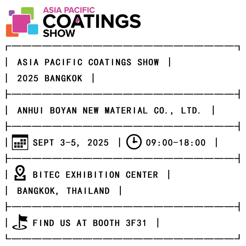 Asia Pacific Coatings Show 2025 Bangkok