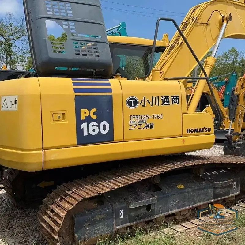 Used Origianl Komatsu PC160-7 Mini Excavator