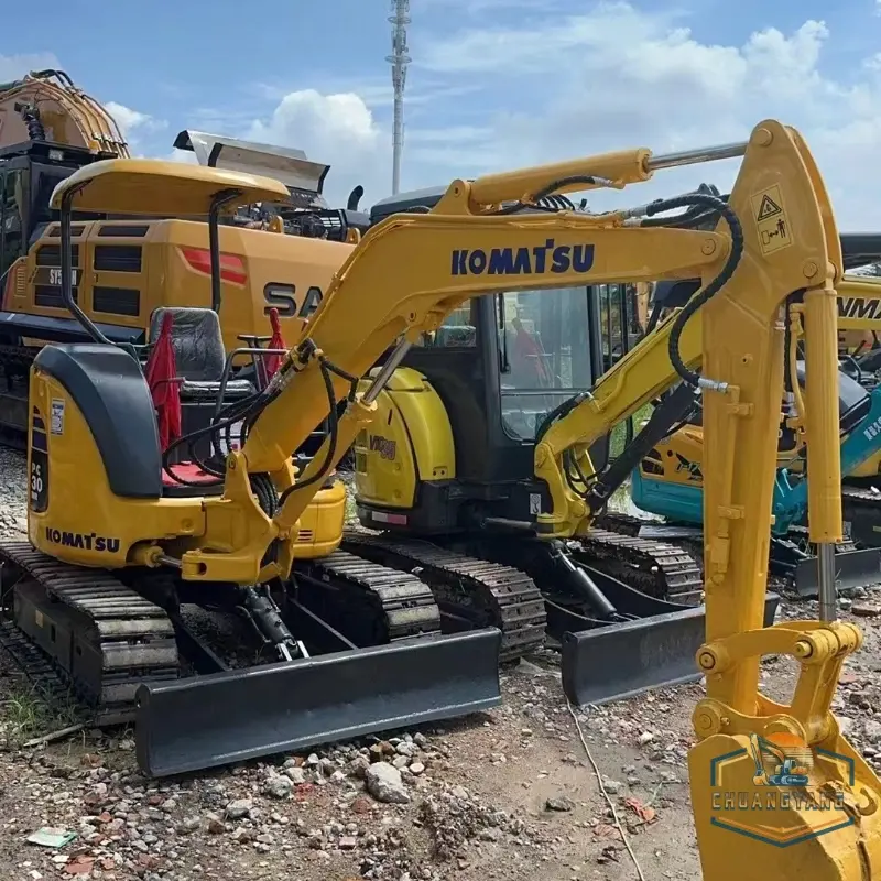 Used Origianl Komatsu PC20 Mini Excavator