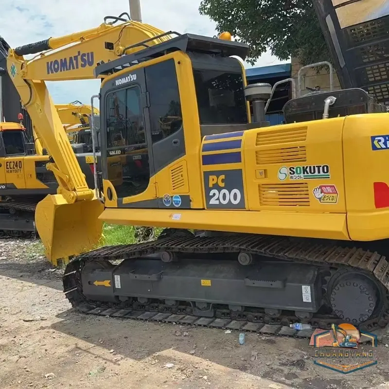 Used Origianl Komatsu PC200-8 Excavator