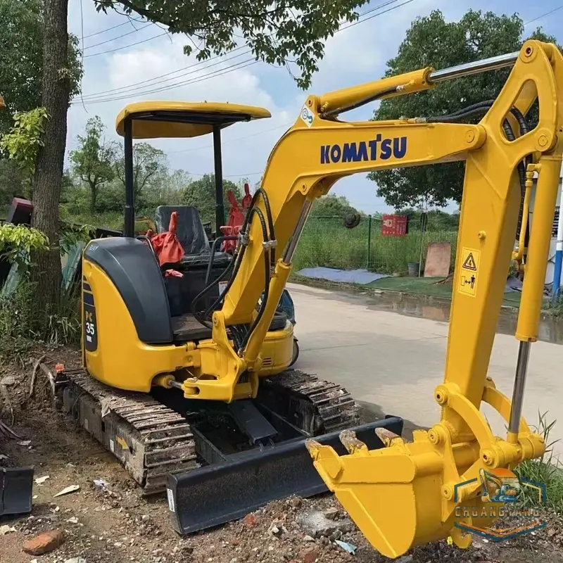 Used Origianl Komatsu PC35 Mini Excavator