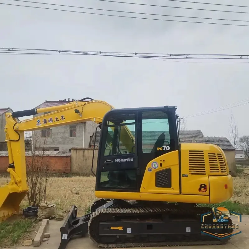 Used Origianl Komatsu PC70-8 Mini Excavator