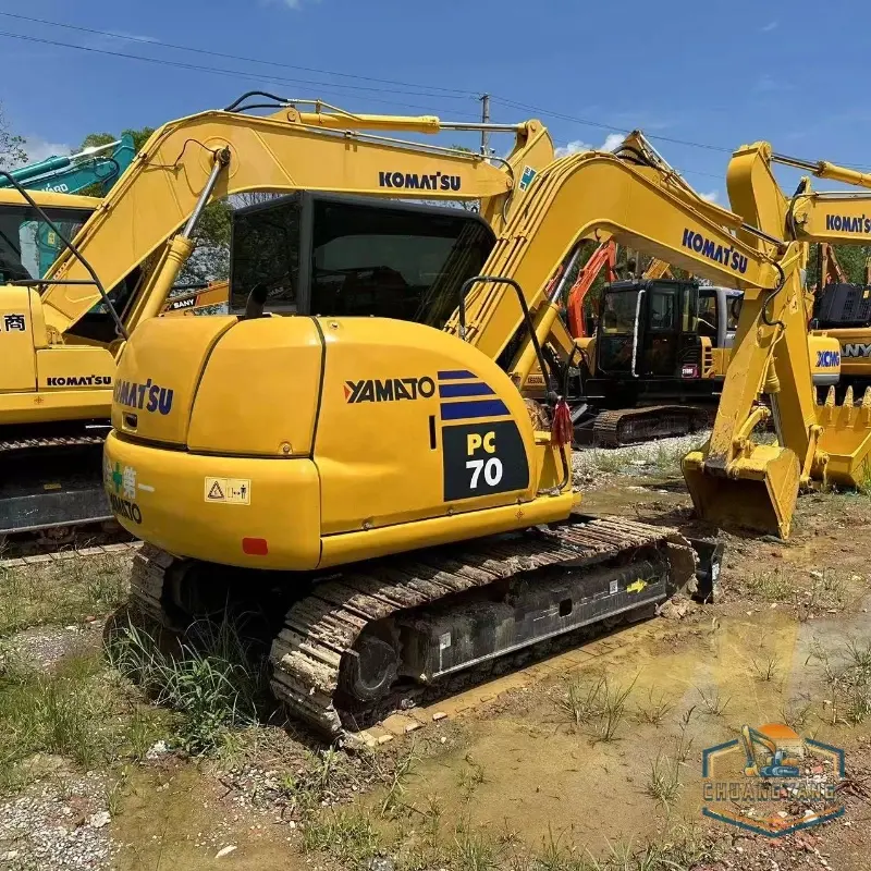 Used Origianl Komatsu PC70 Mini Excavator