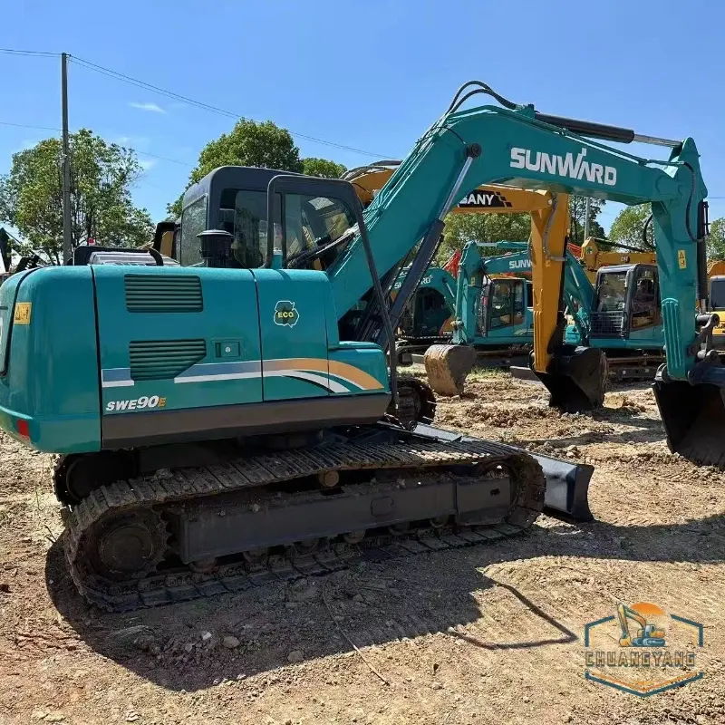 Used Origianl SUNWARD 90E Mini Excavator