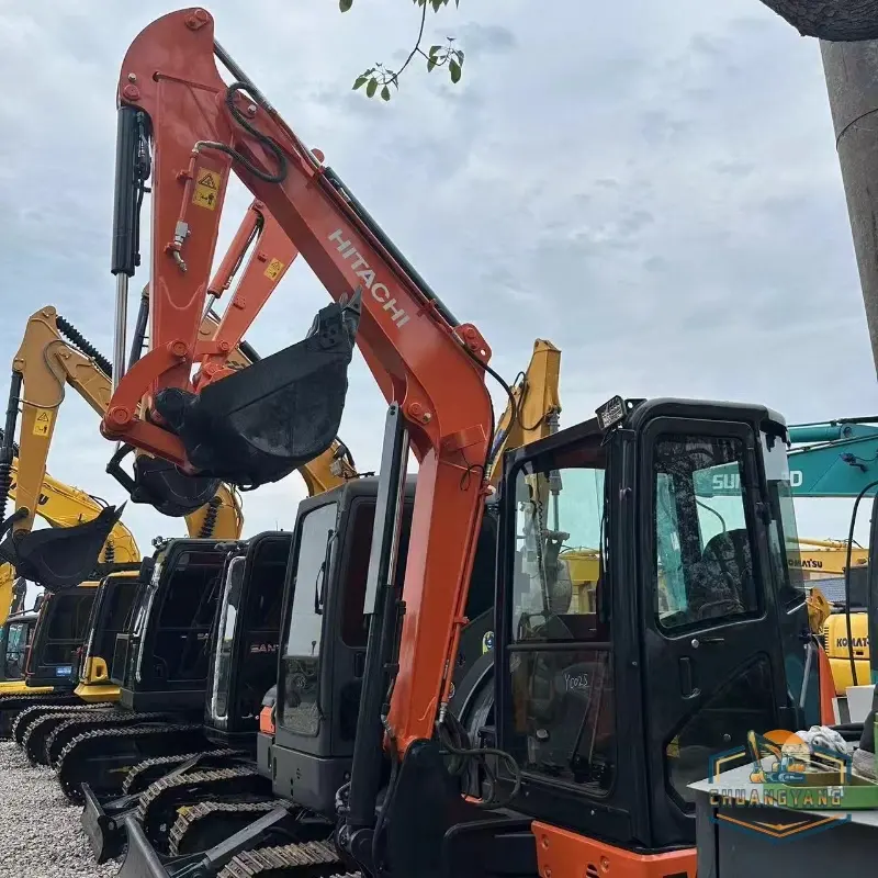 Used Original HITACHI 55 Mini Excavator