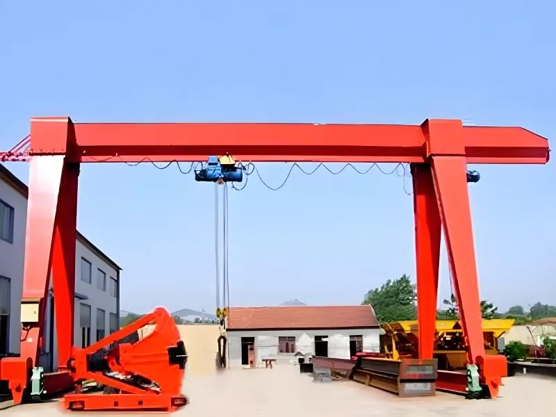 Single Girder Gantry Crane Pemasangan Mudah Dan Dapat Disesuaikan Untuk Dijual