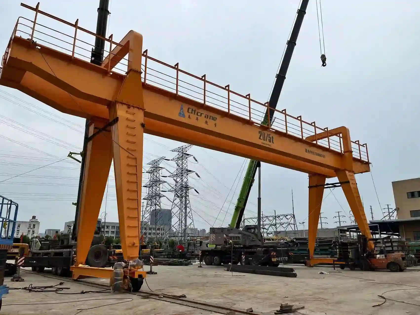 Does installing a gantry crane require a foundation?