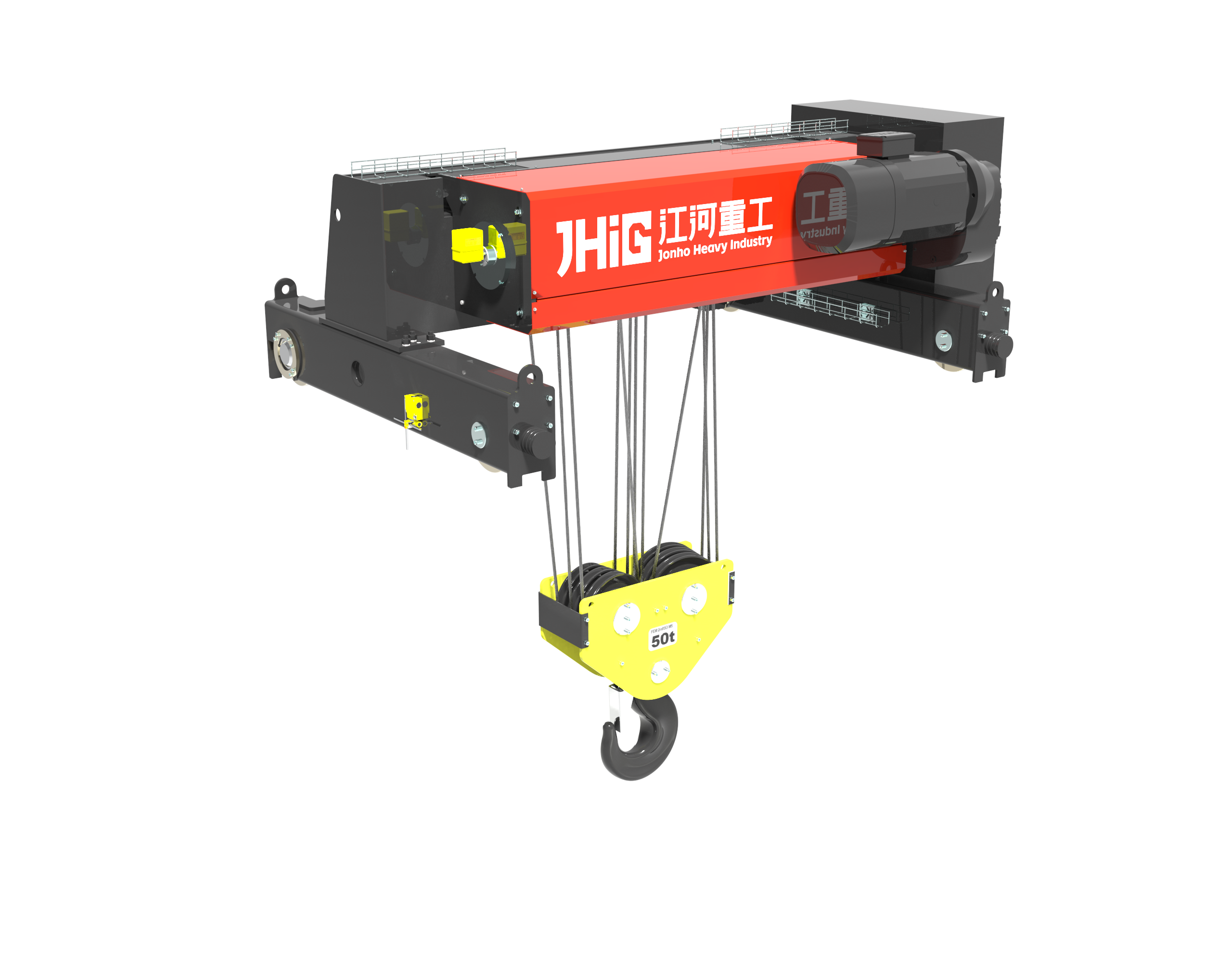 JHD European Standard Double Girder Wire Rope Electric Hoist