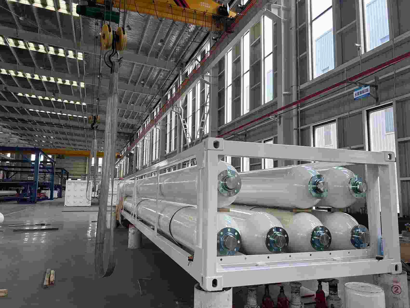 High Density 8 Cylinder Gas Bank