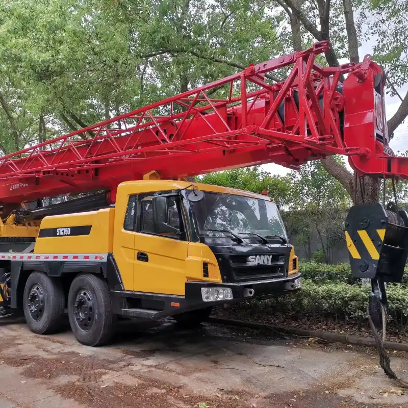 Good Condition Used SANY STC750 75 Ton Hydraulic Truck Crane