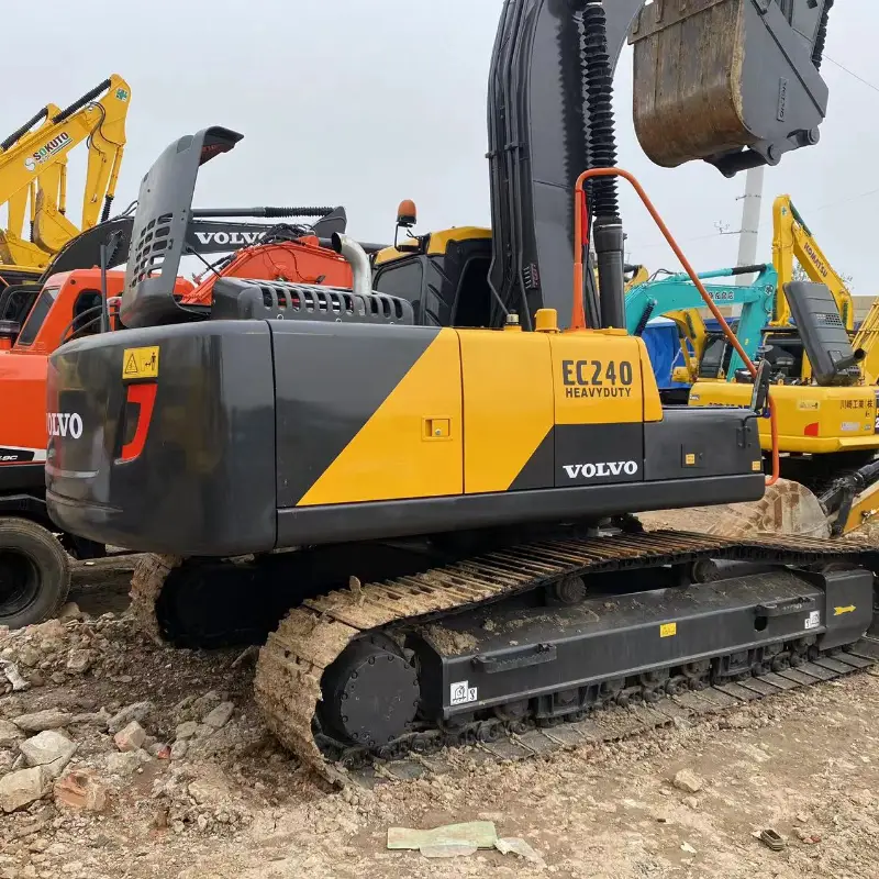 Used Volvo EC240 Crawler Excavator used Hydraulic Digger For Export