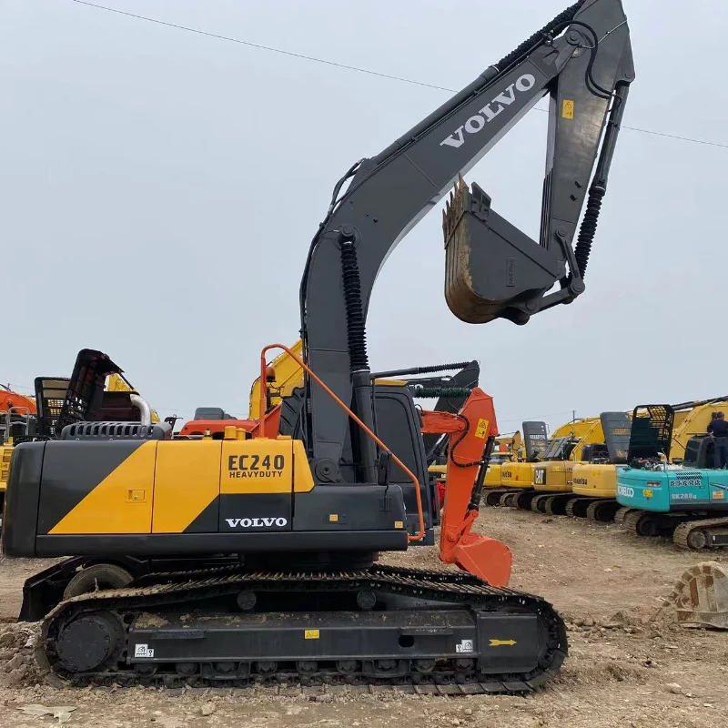 Used Volvo EC240 Crawler Excavator used Hydraulic Digger For Export