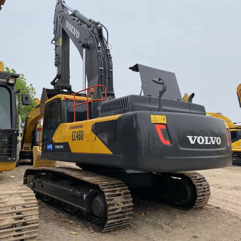Used Volvo EC480 Crawler Excavator Used Hydraulic Digger For Export