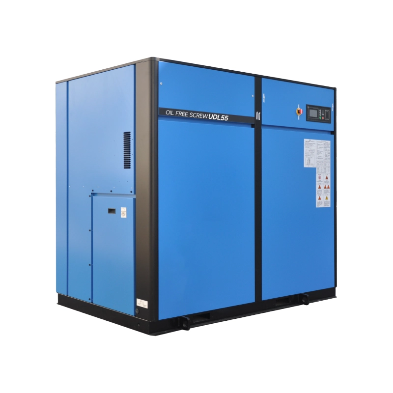 two stage oil free screw air compressor