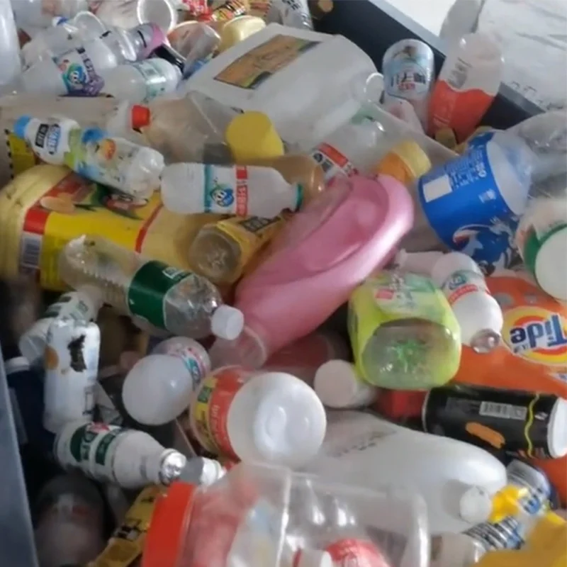 sorted bottles for AI vision bottle sorter