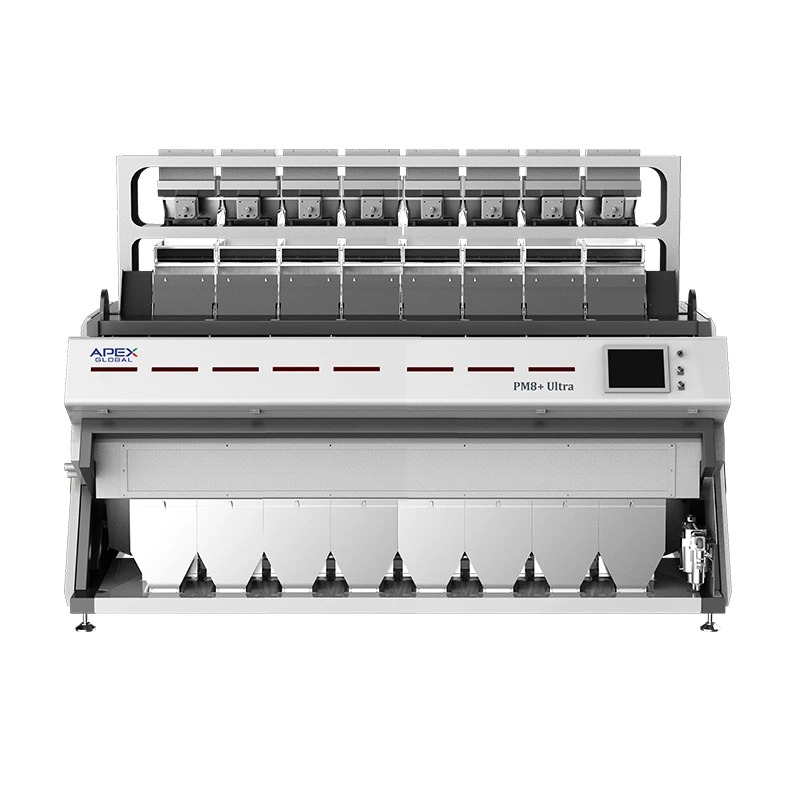 8 chutes APEX NIR Optical Sorter for Premium Recycled Cold Washed Plastic