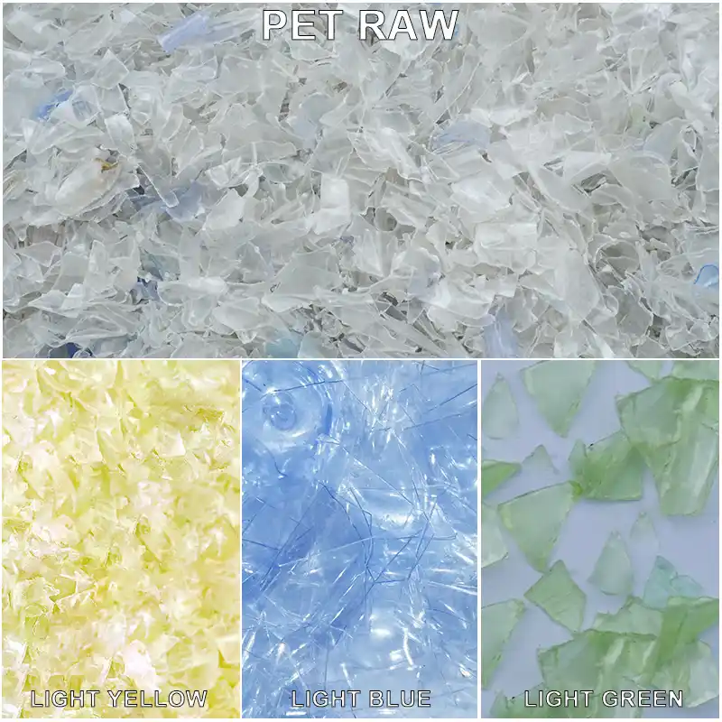 Effet de tri du trieur de couleurs APEX pour les paillettes de PET recyclées mélangées et les plastiques de couleur claire