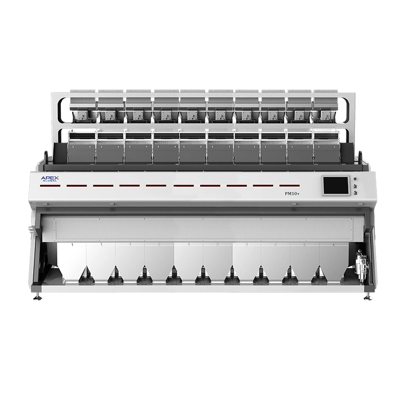 10 chutes APEX multi-sensor near infrared plastic separator for mixed flakes