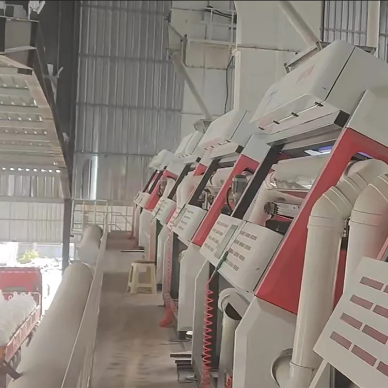 Installation site of quartz sand processing factory
