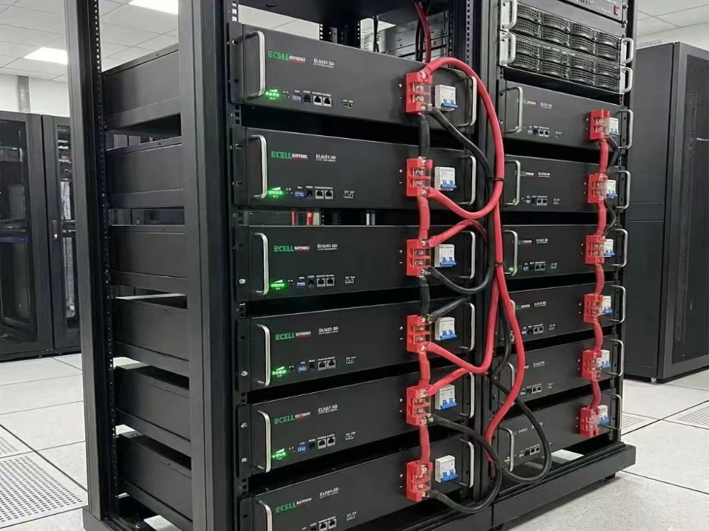 The ECELL ELIU Series Rack-Mounted LiFePO4 Battery for UPS & Telecom Infrastructure