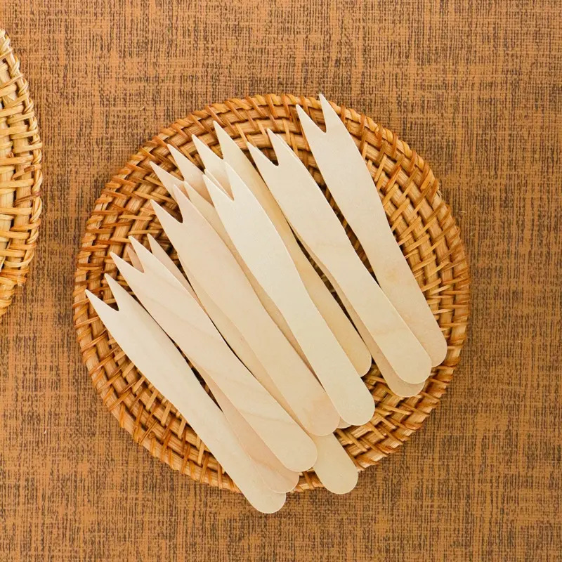 95mm wooden fruit fork-3