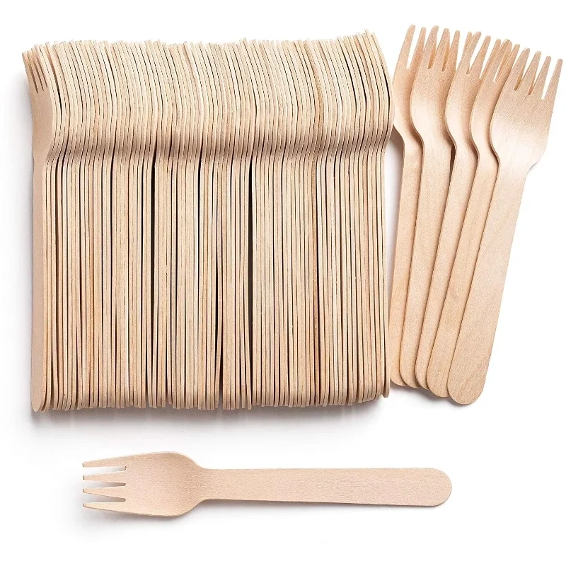 tenedor de madera