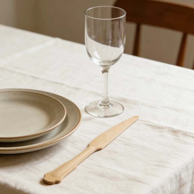 200mm wooden reinforced knife