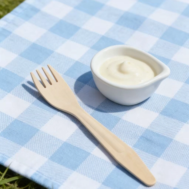 185mm wooden reinforced fork5