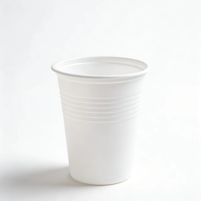 12oz Maisstärke, weißer Becher 1