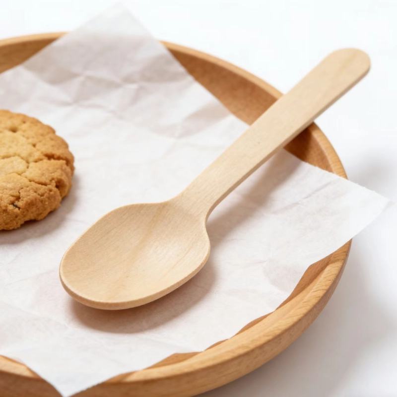 85mm disposable wooden spoon