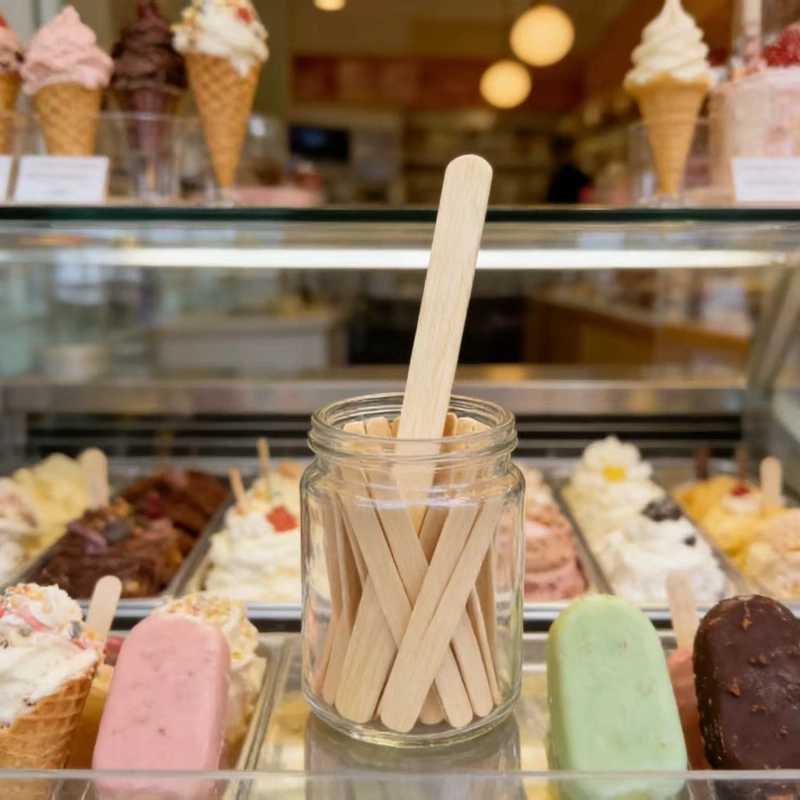 disposable bamboo ice cream stick13