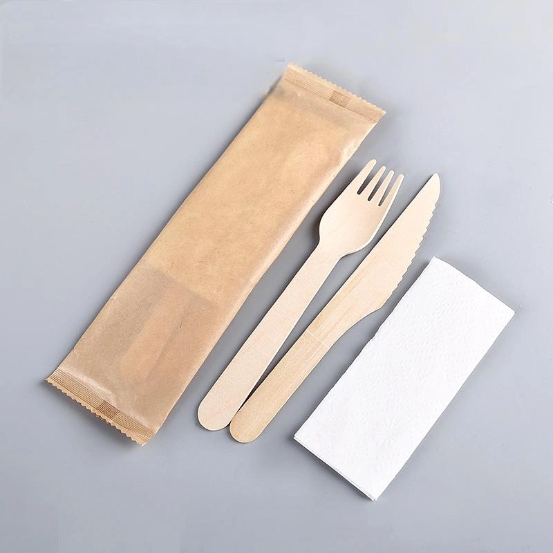 160mm wooden cutlery set-1