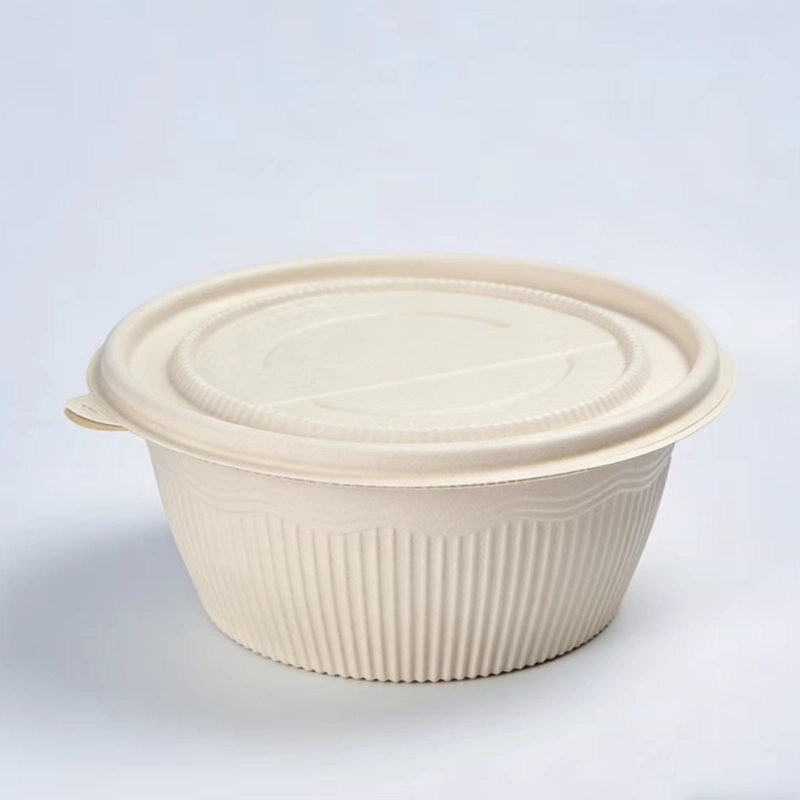 Fiambrera redonda de PLA de 850 ml1