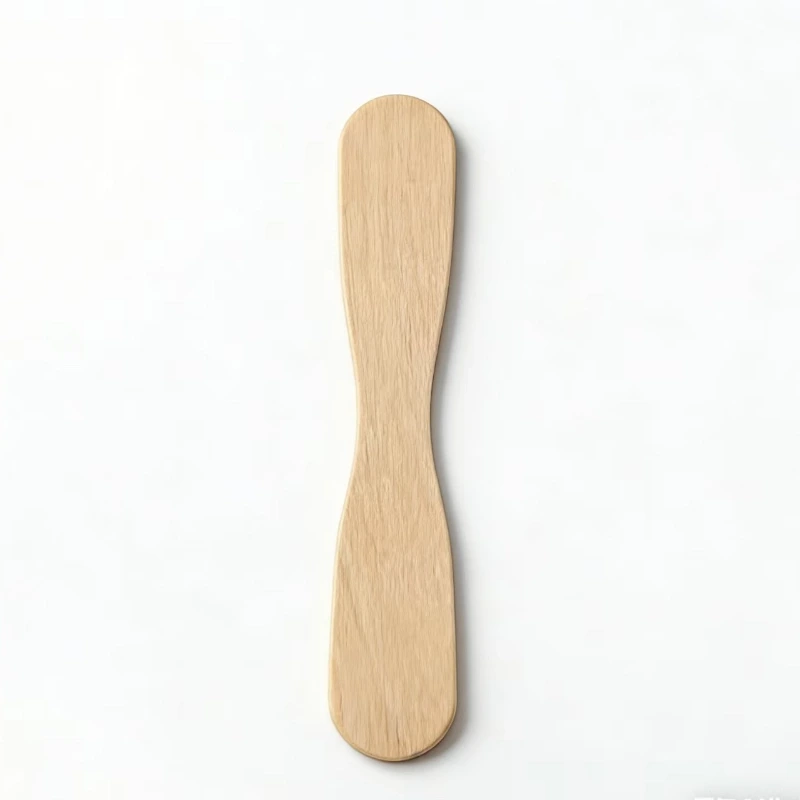 60mm wooden ice cream spoon